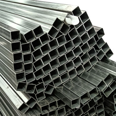 Hot Rolled 304 Stainless Steel Seamless Square Pipe Thick 1-6mm For Industrial